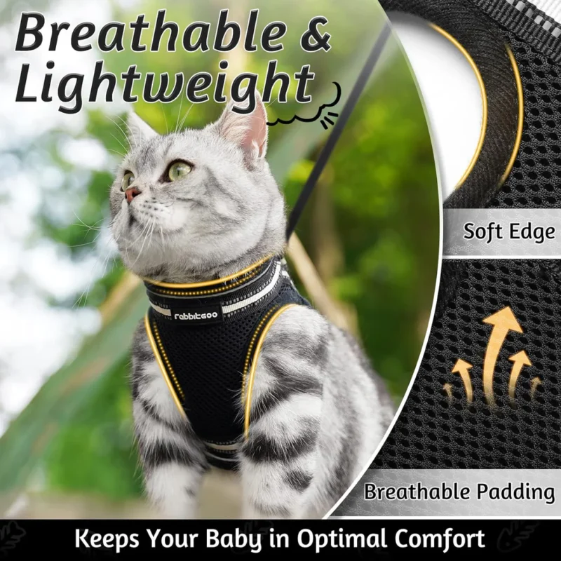 Cat Harness and Leash Set for Walking Escape Proof - Image 5